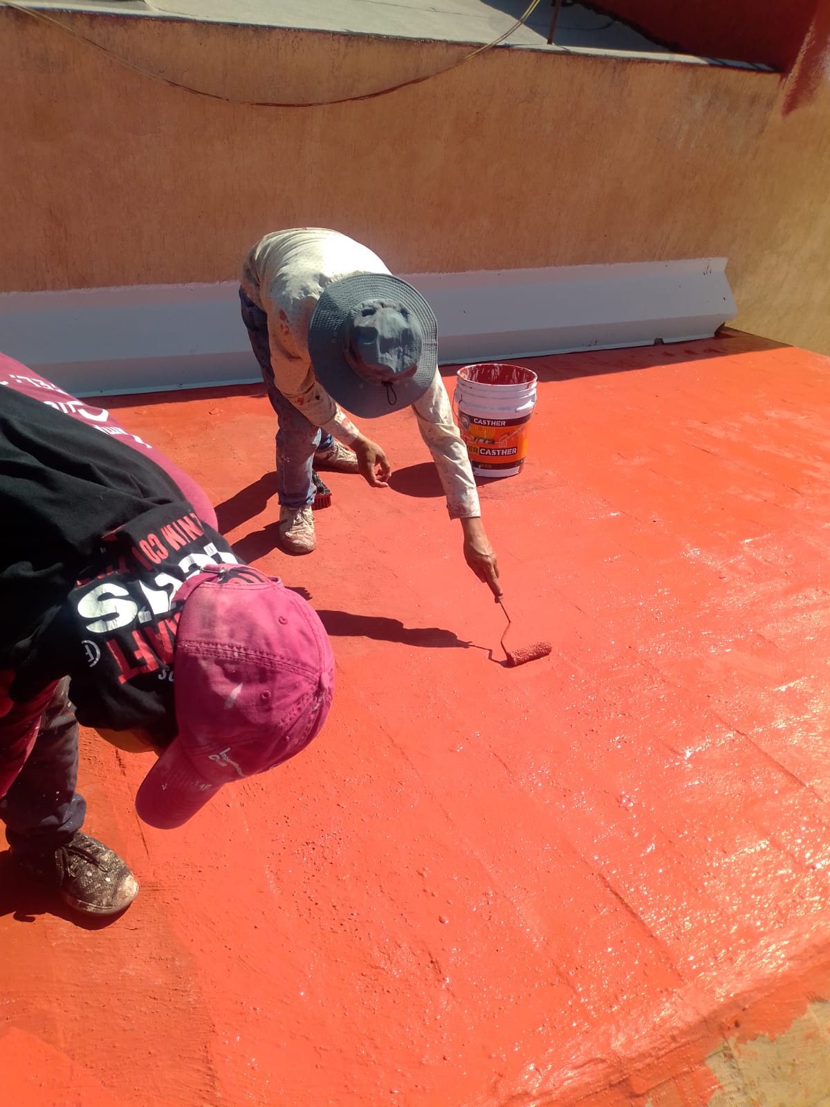 Resultado final del trabajo de impermeabilización